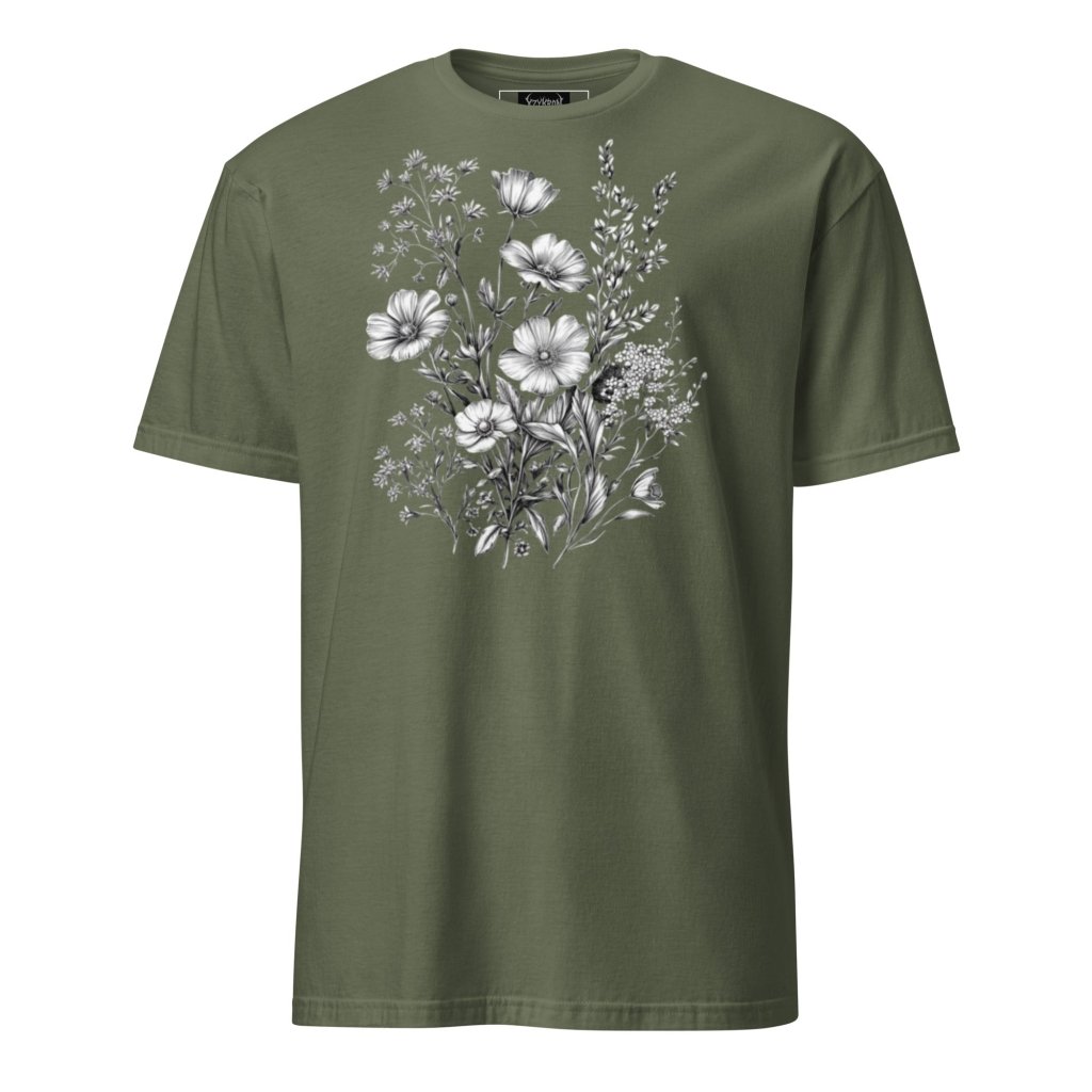 WHIMSICAL FLORA MINIATURES SHIRT