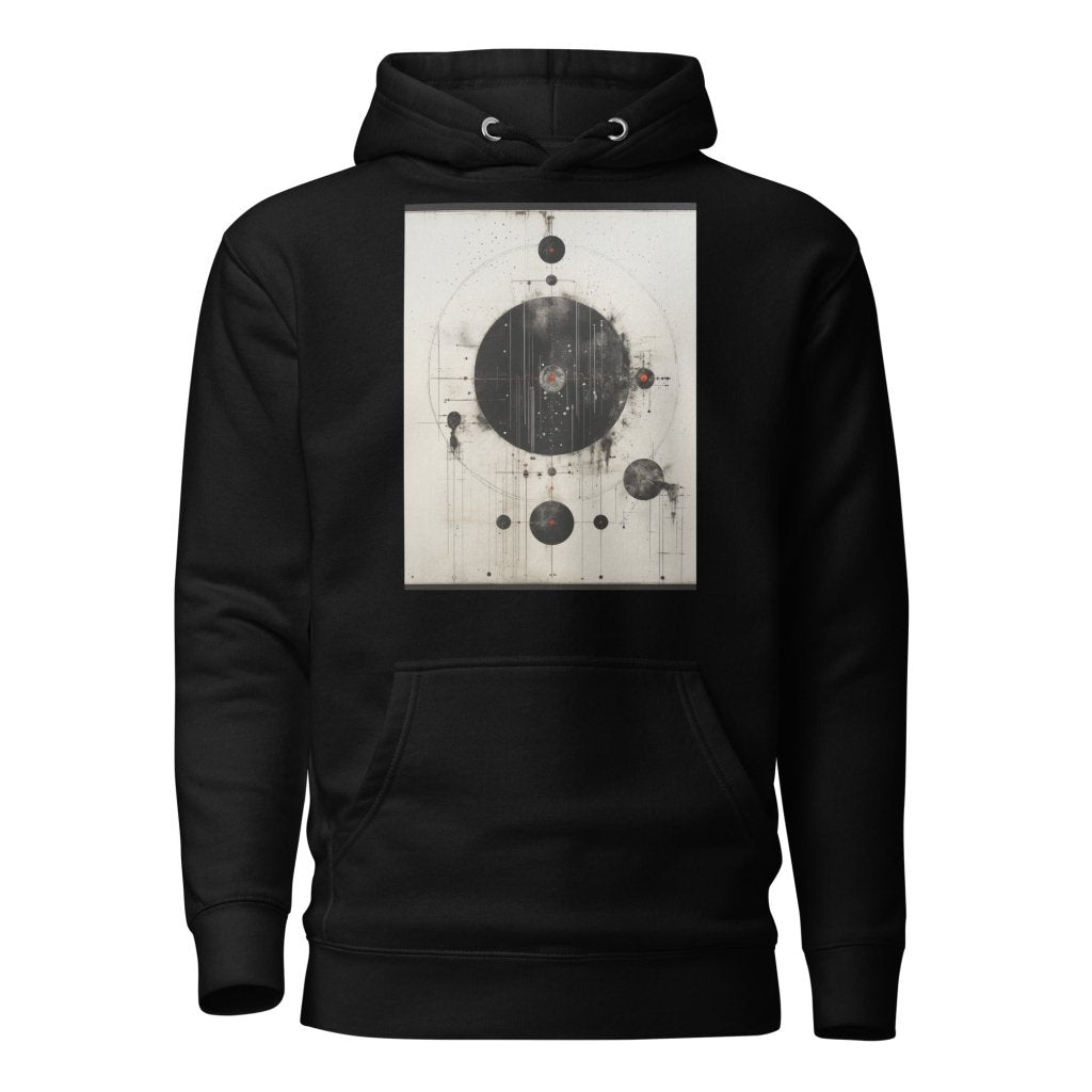 PAINTING OF BLACK AND WHITE HOODIE