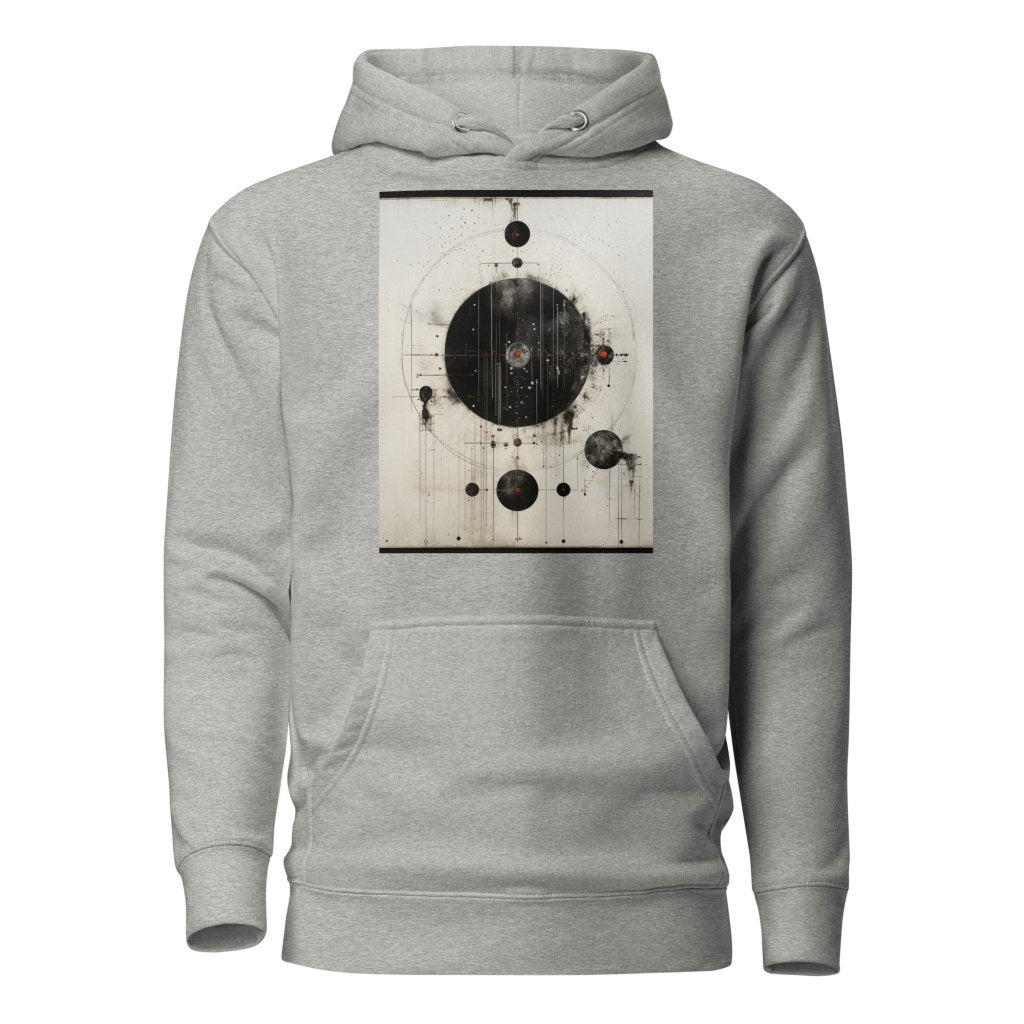 PAINTING OF BLACK AND WHITE HOODIE