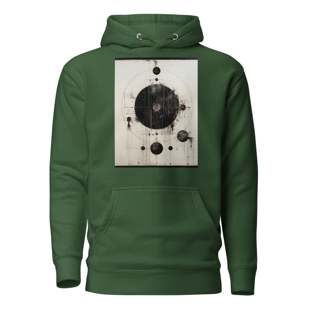 PAINTING OF BLACK AND WHITE HOODIE