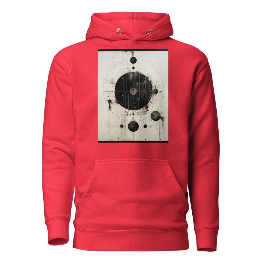 PAINTING OF BLACK AND WHITE HOODIE