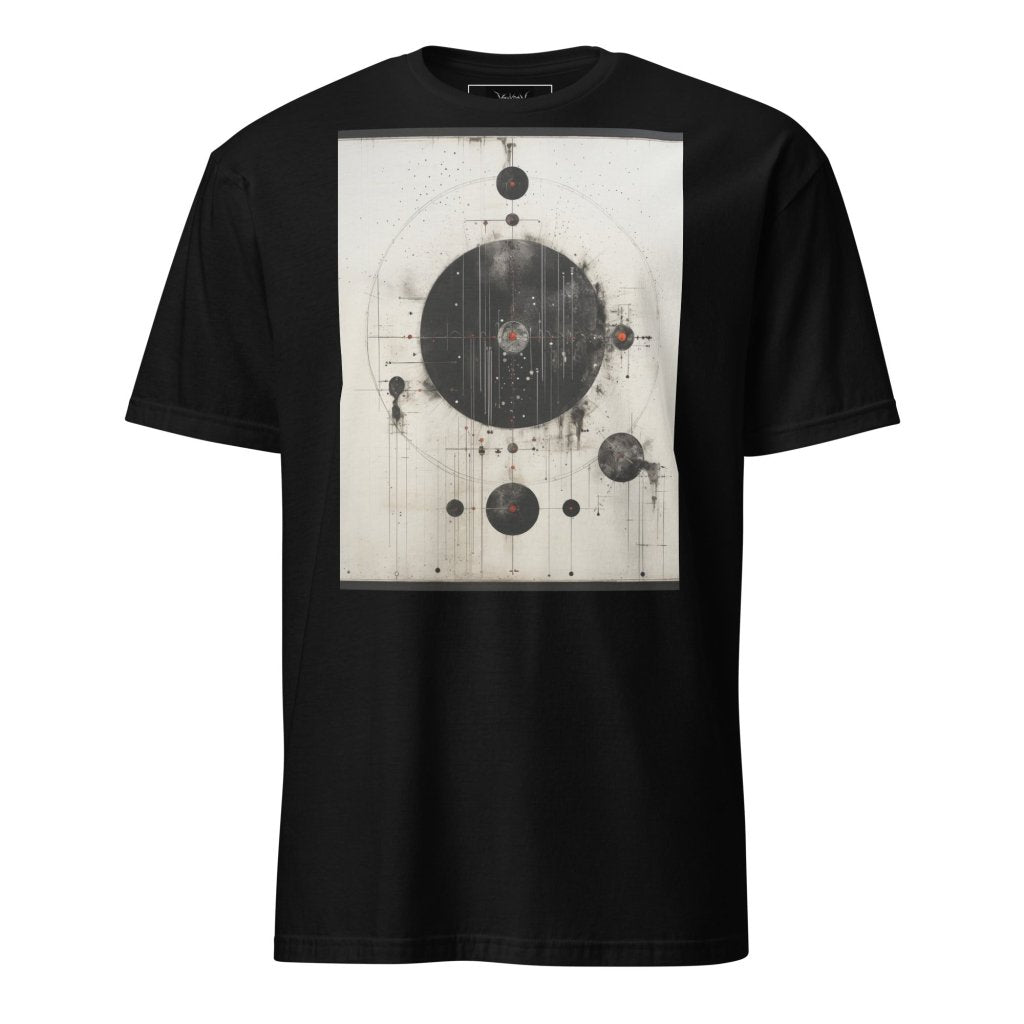 PAINTING OF BLACK AND WHITE SHIRT