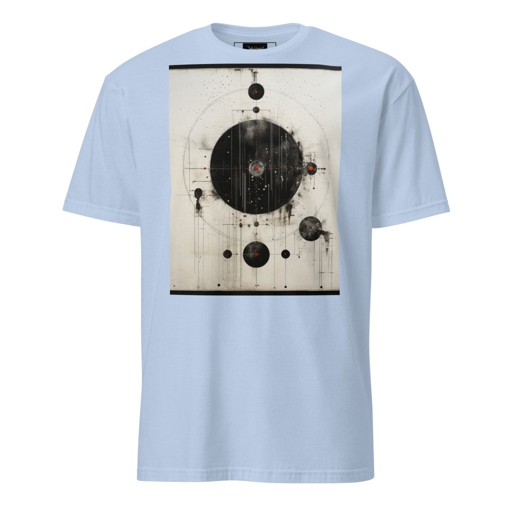 PAINTING OF BLACK AND WHITE SHIRT