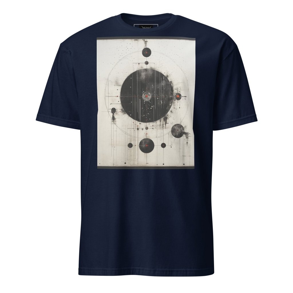 PAINTING OF BLACK AND WHITE SHIRT