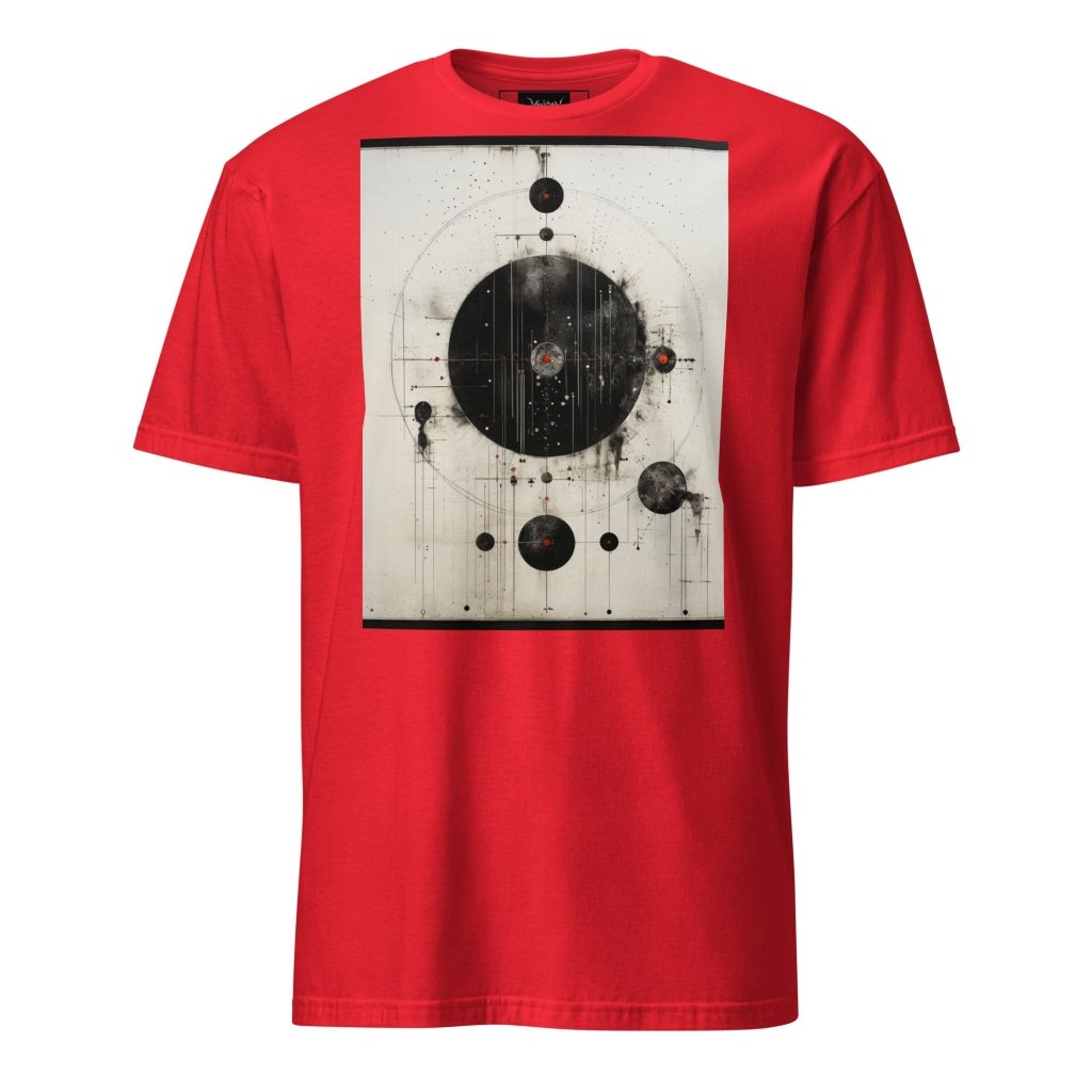 PAINTING OF BLACK AND WHITE SHIRT