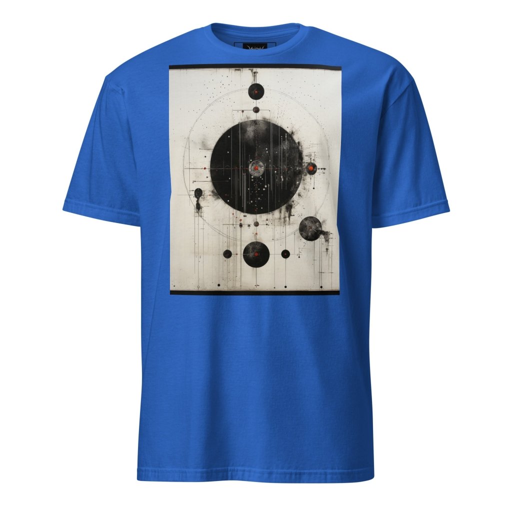 PAINTING OF BLACK AND WHITE SHIRT