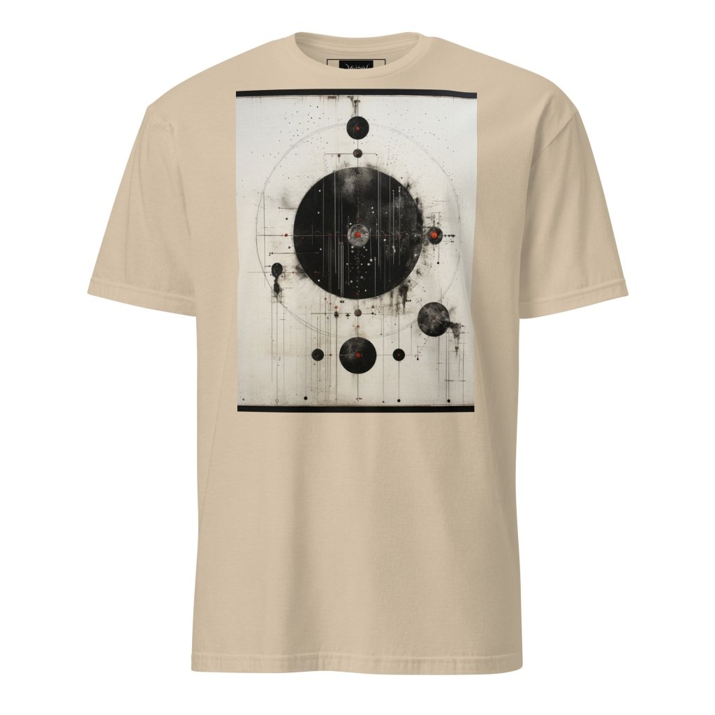 PAINTING OF BLACK AND WHITE SHIRT