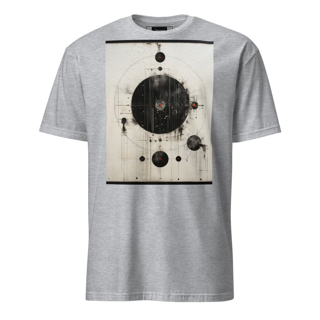 PAINTING OF BLACK AND WHITE SHIRT