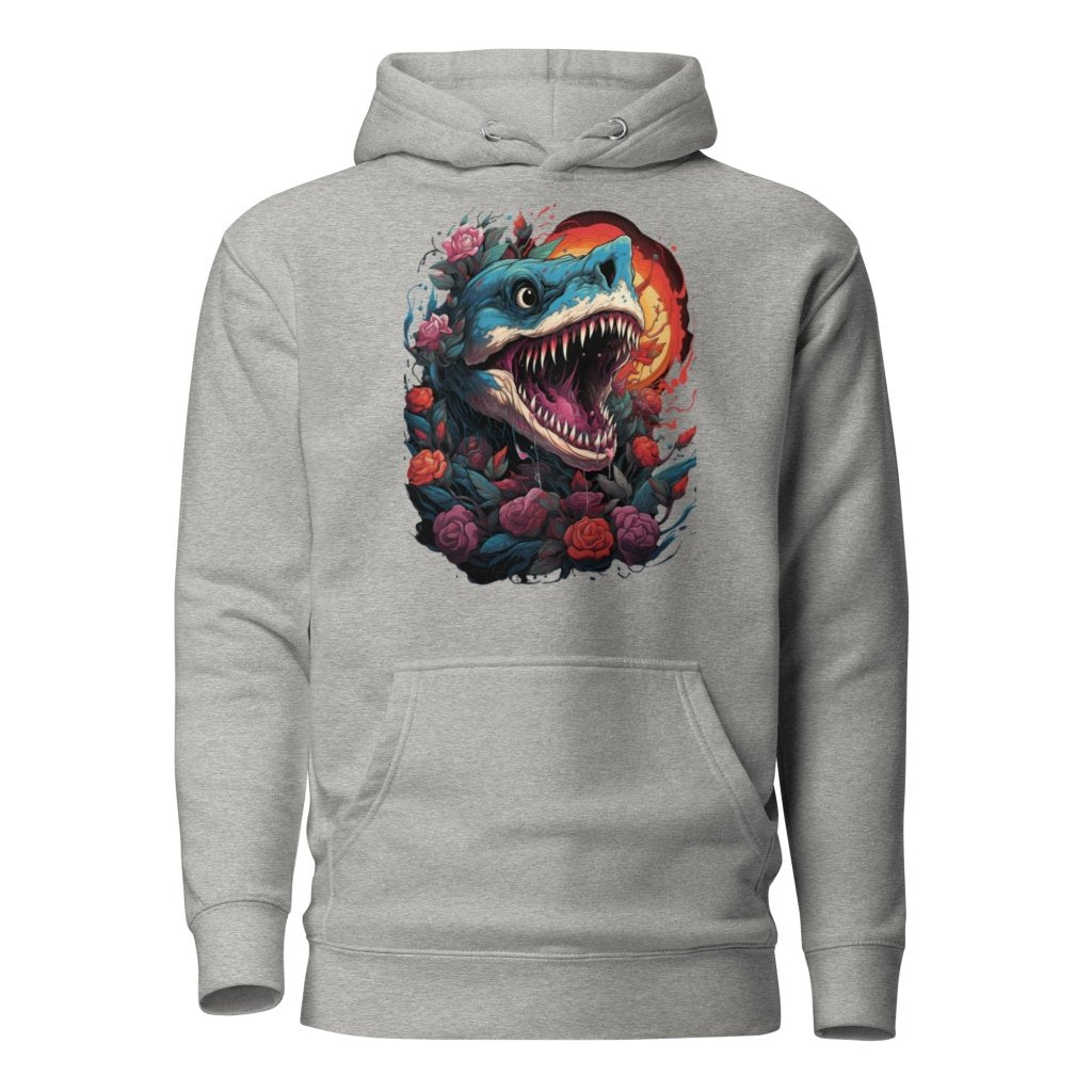 FLOWER OCEAN SHARK HOODIE