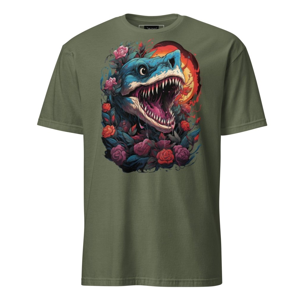 FLOWER OCEAN SHARK SHIRT