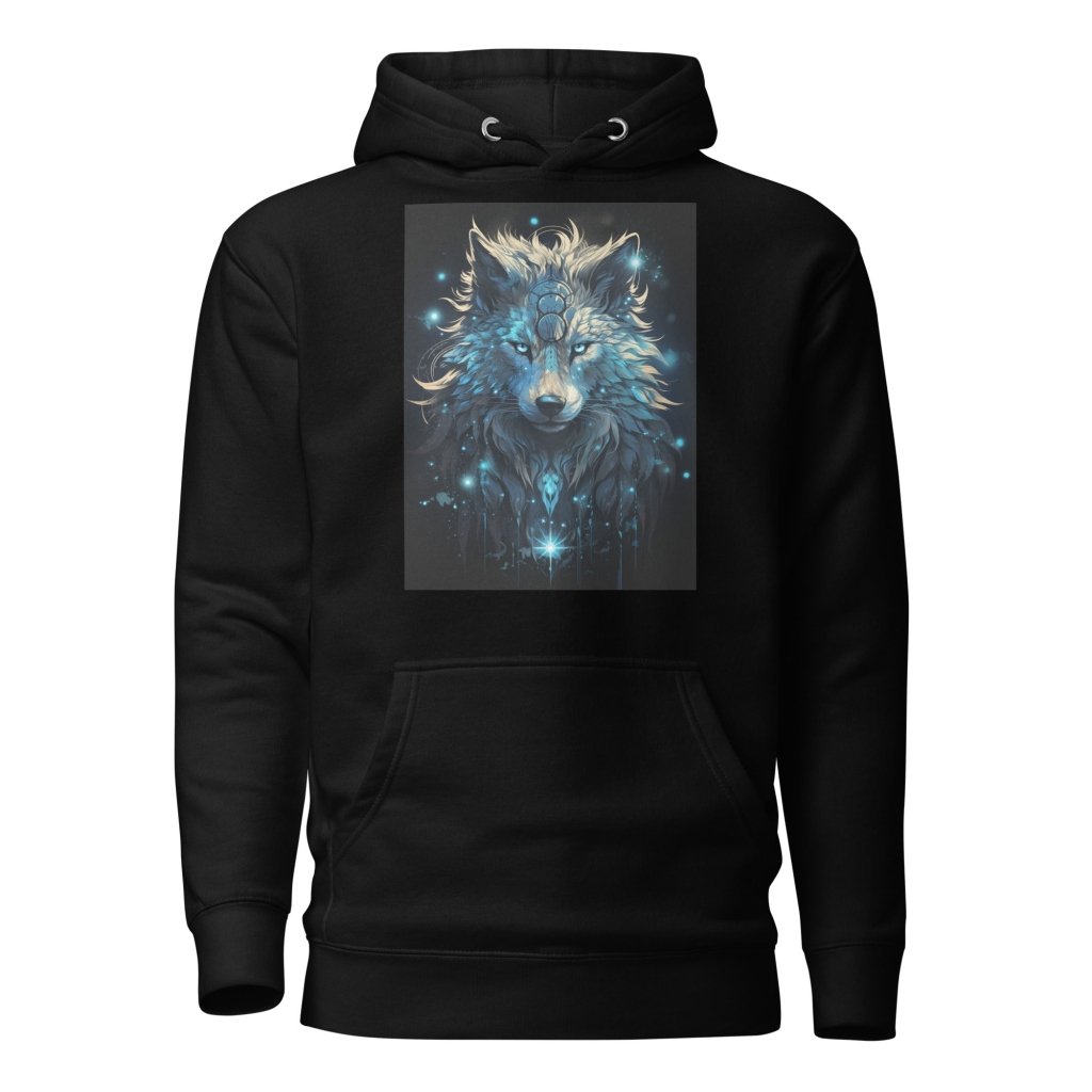 CELESTIAL FROST WOLF HOODIE