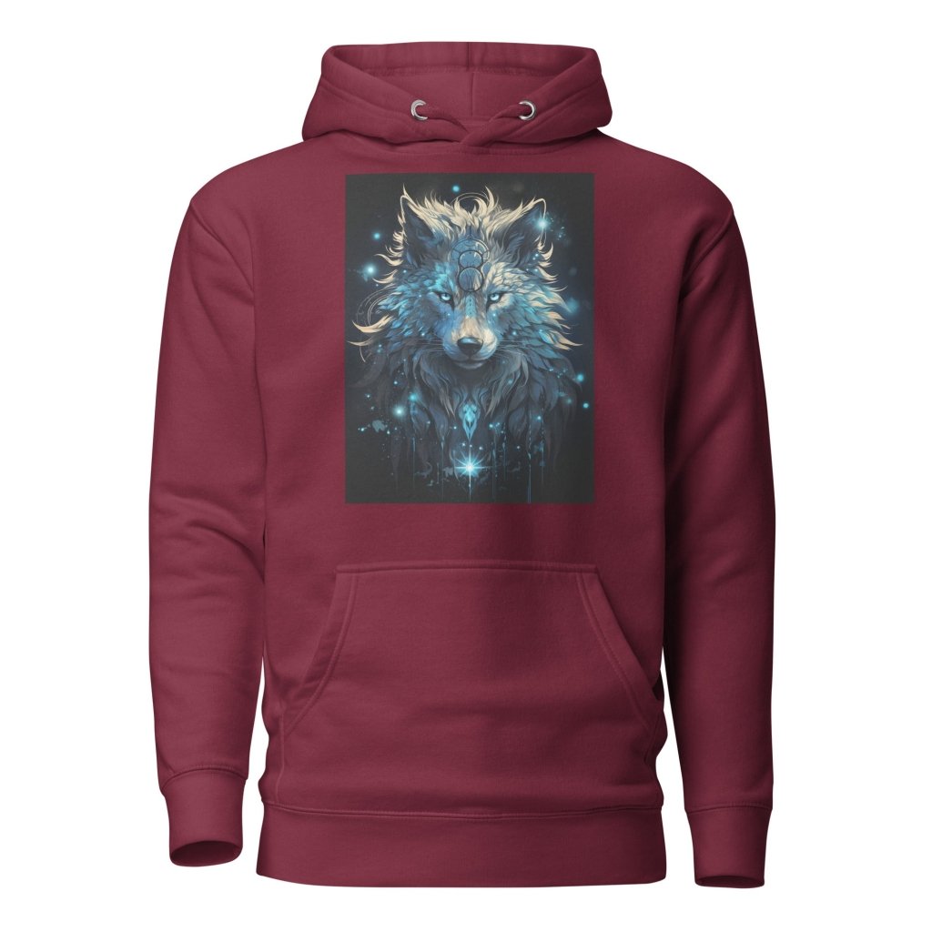 CELESTIAL FROST WOLF HOODIE