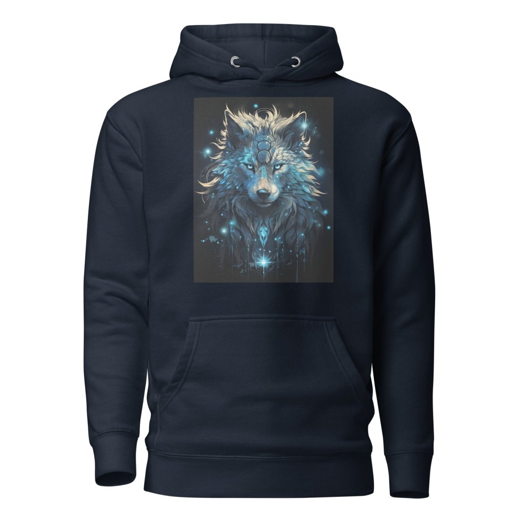 CELESTIAL FROST WOLF HOODIE
