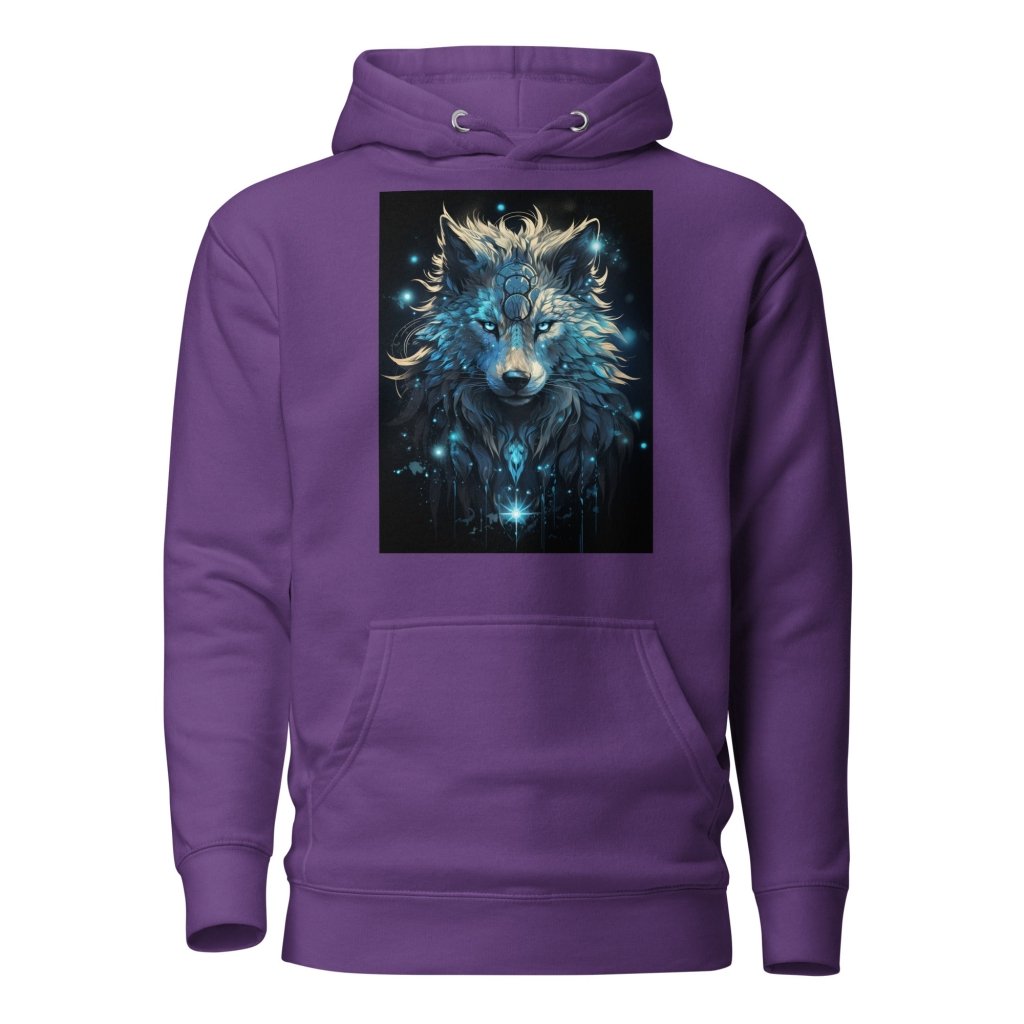 CELESTIAL FROST WOLF HOODIE