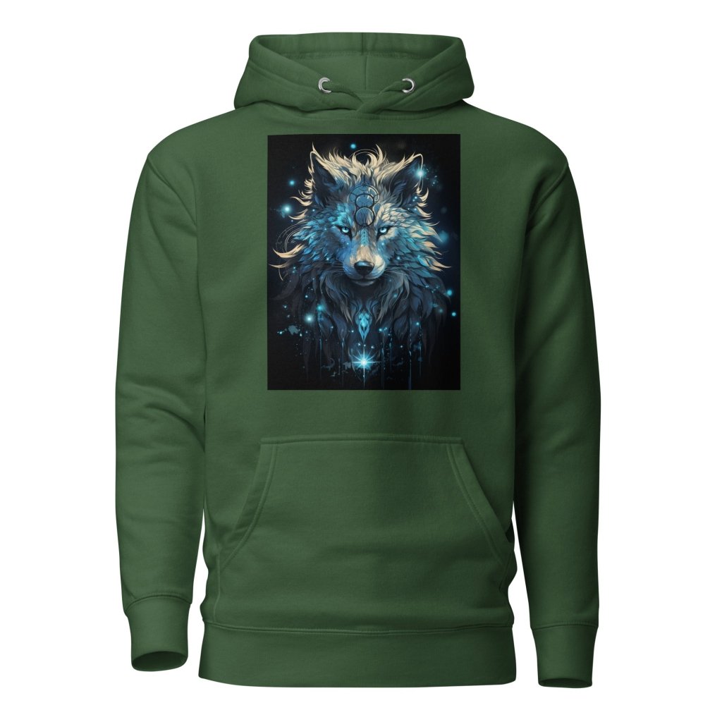 CELESTIAL FROST WOLF HOODIE