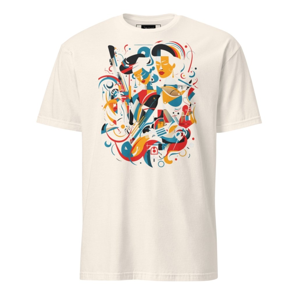 STYLIZED JAZZ PATTERN SHIRT