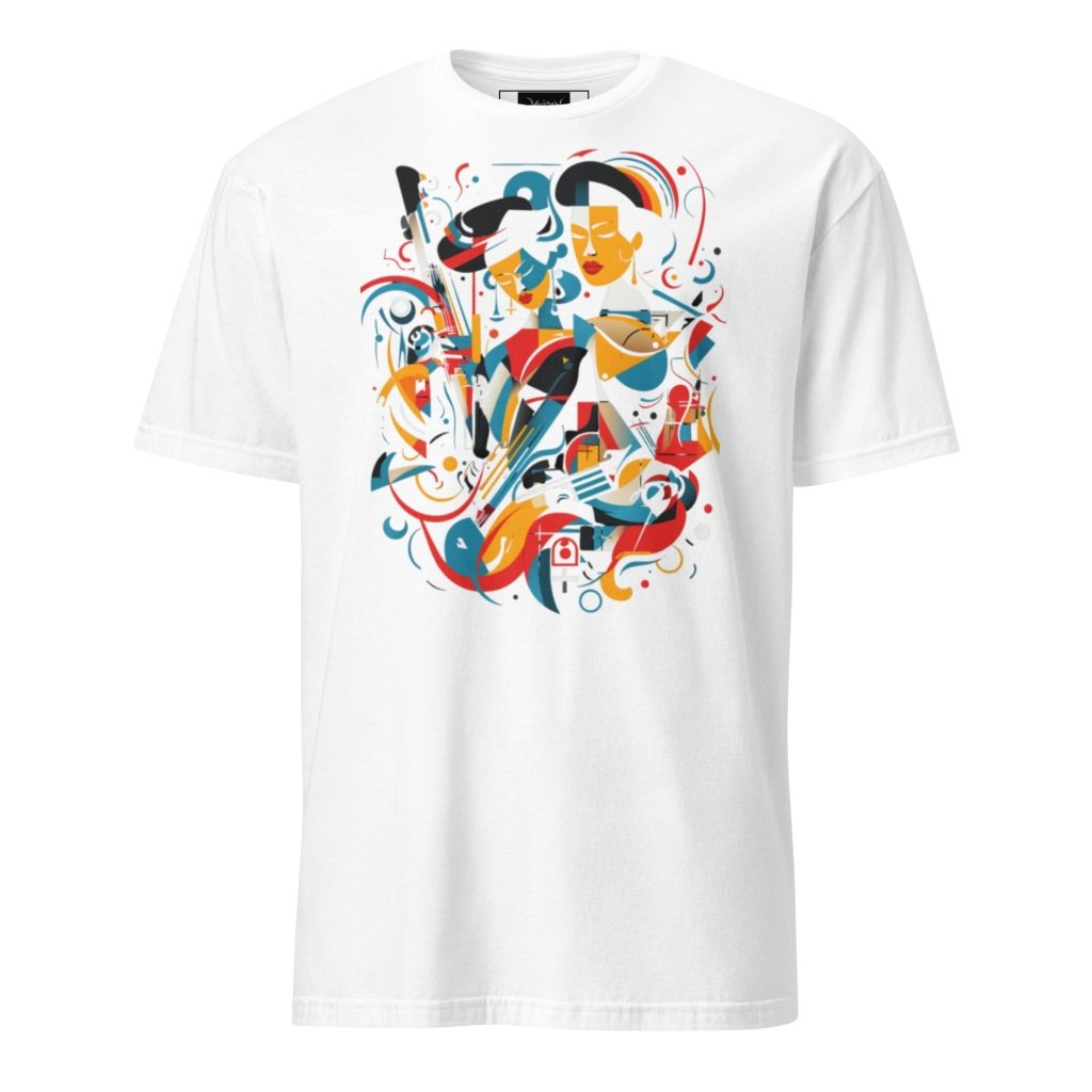 STYLIZED JAZZ PATTERN SHIRT