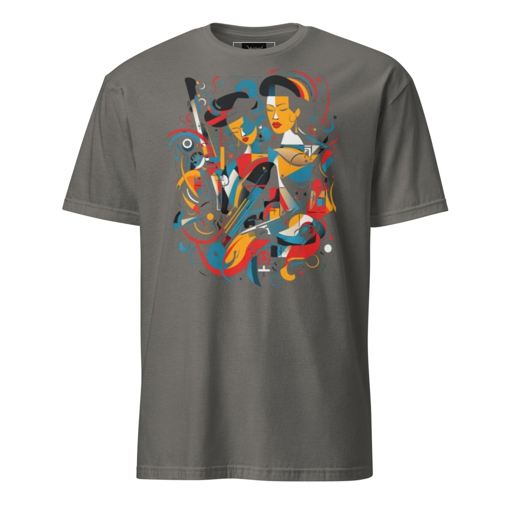 STYLIZED JAZZ PATTERN SHIRT