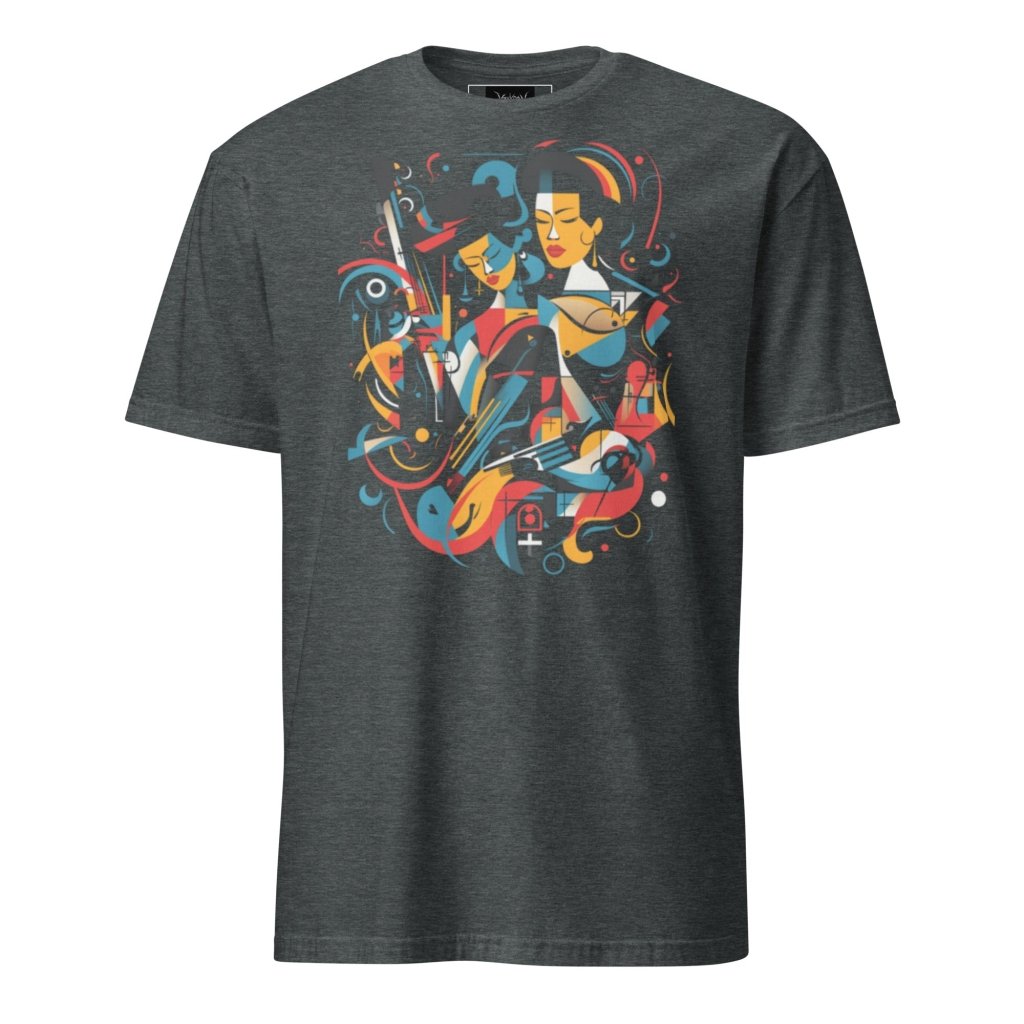 STYLIZED JAZZ PATTERN SHIRT