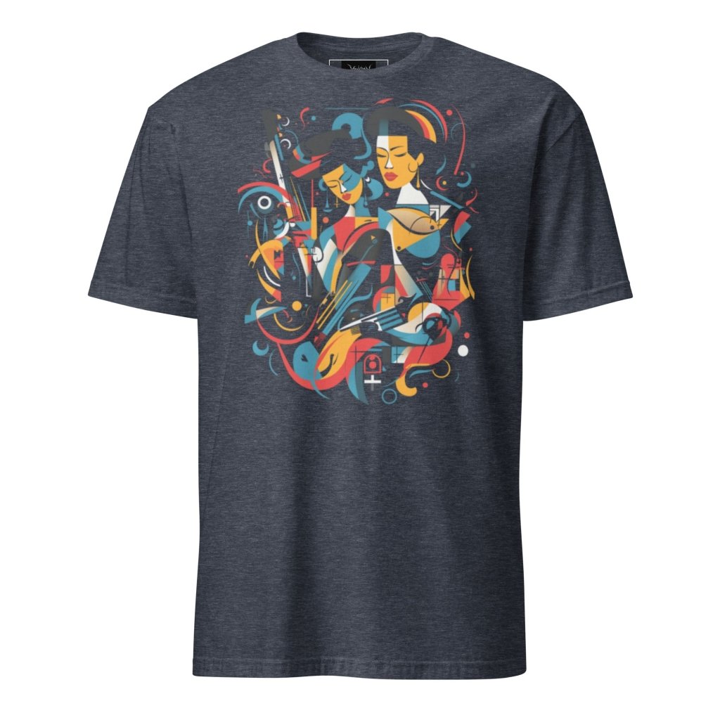 STYLIZED JAZZ PATTERN SHIRT