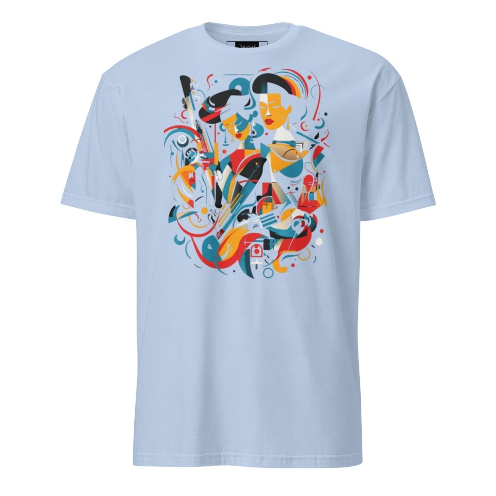 STYLIZED JAZZ PATTERN SHIRT