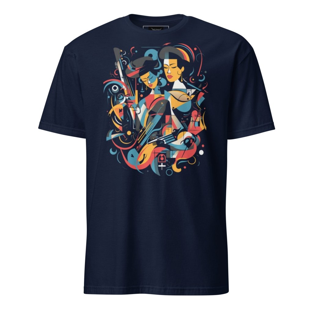 STYLIZED JAZZ PATTERN SHIRT