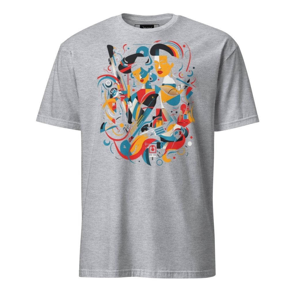 STYLIZED JAZZ PATTERN SHIRT