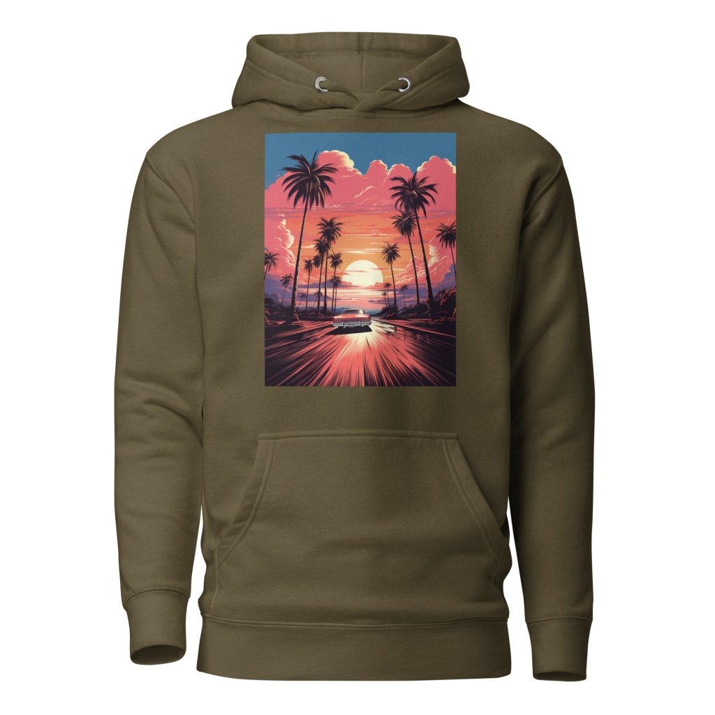 SUNSET PALM HOODIES