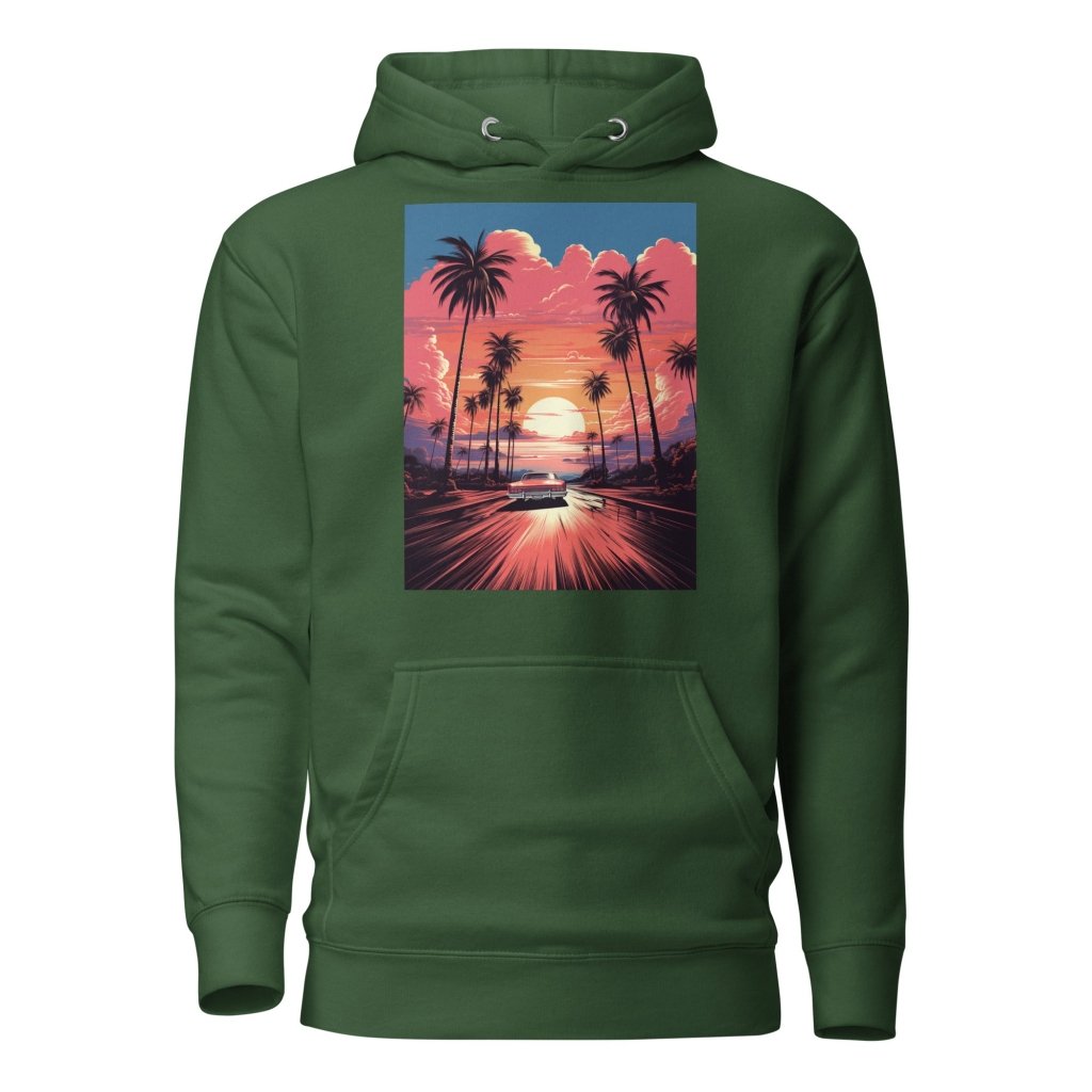 SUNSET PALM HOODIES